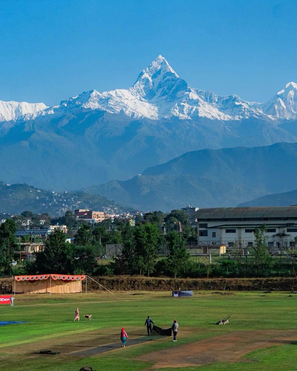 Pokhara Cricket Stadium view
