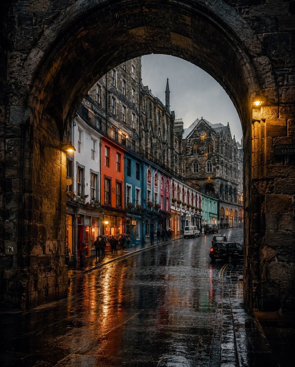 Rainy Edinburgh streets 🏴󠁧󠁢󠁳󠁣󠁴󠁿 (photo 3 of 3)