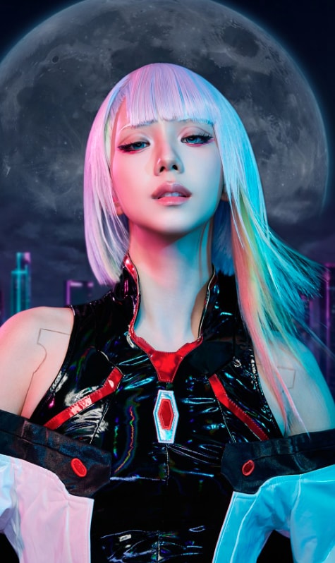 Jisoo as Lucy for Halloween