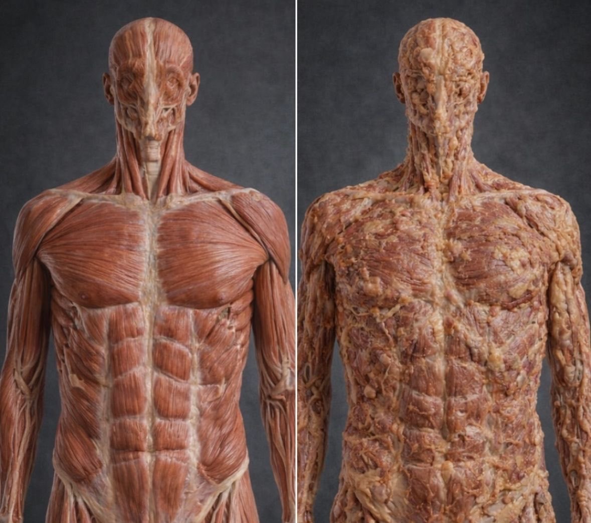 Anatomical models massage comparison