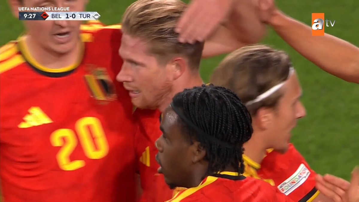 Kevin De Bruyne puts Belgium ahead Kevin De Bruyne puts Belgium ahead
