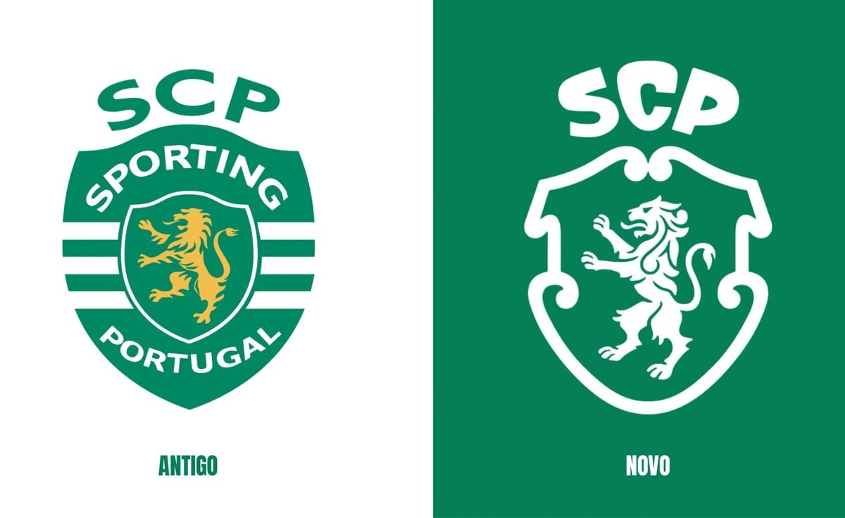 Sporting CP new logo vs old crest