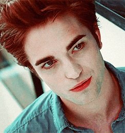 Robert Pattinson smirk GIF