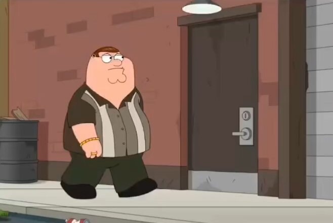 Peter Griffin dad joke moment