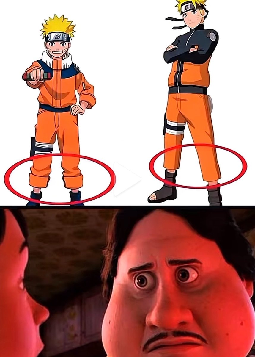 Naruto pants detail