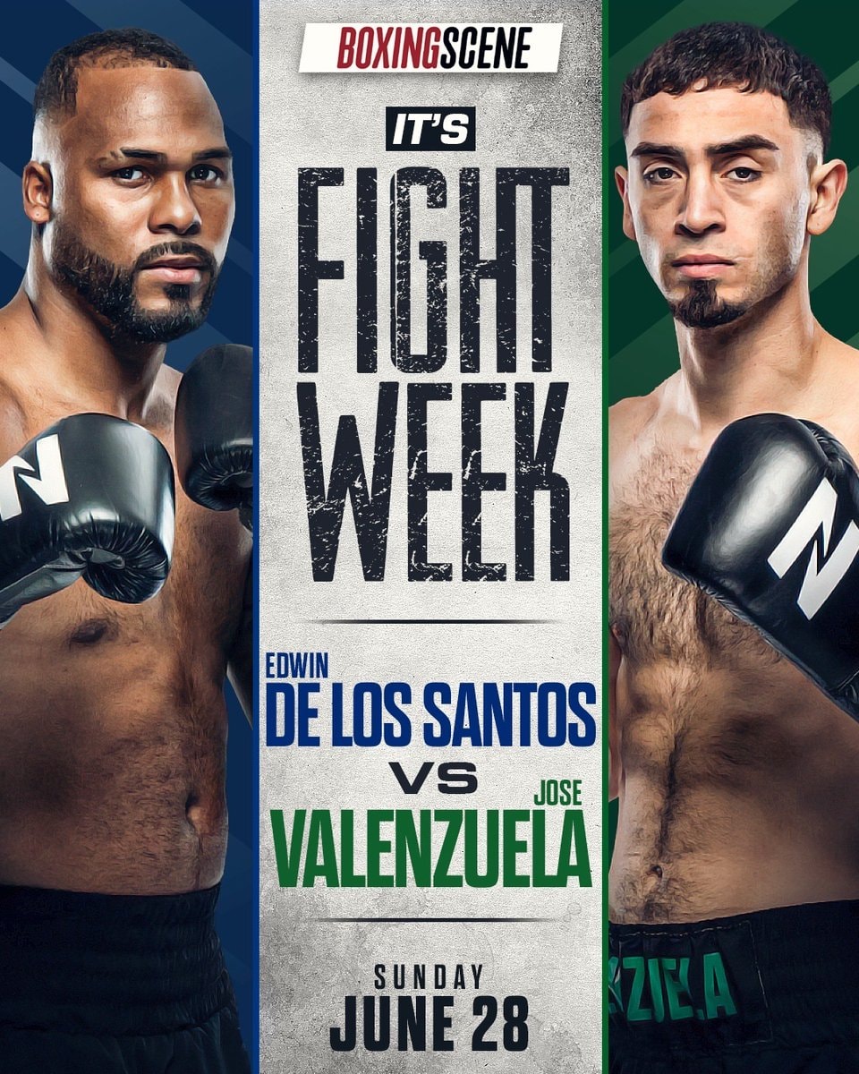 Edwin De Los Santos vs Jose Valenzuela fight week