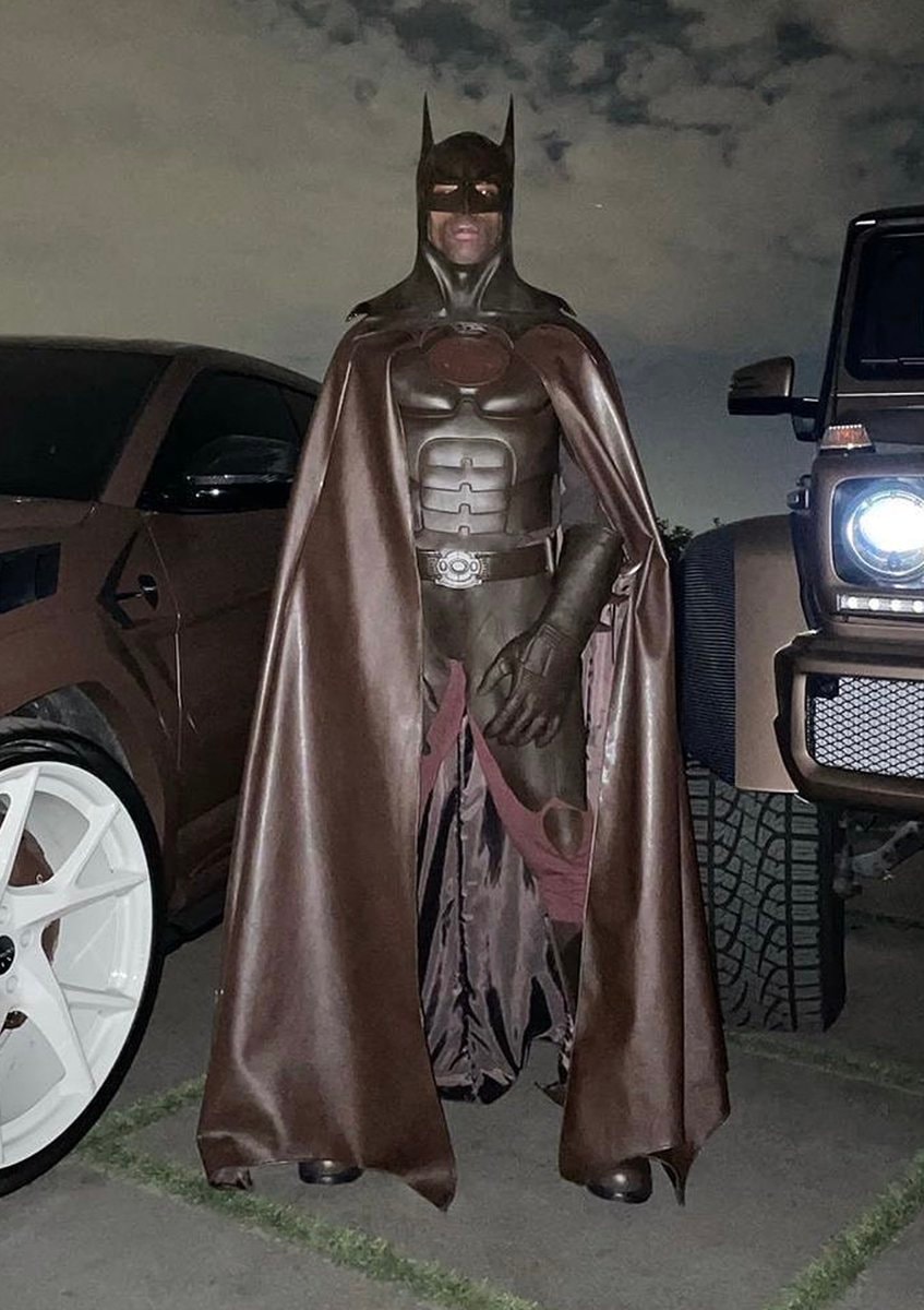Travis Scott Batman costume