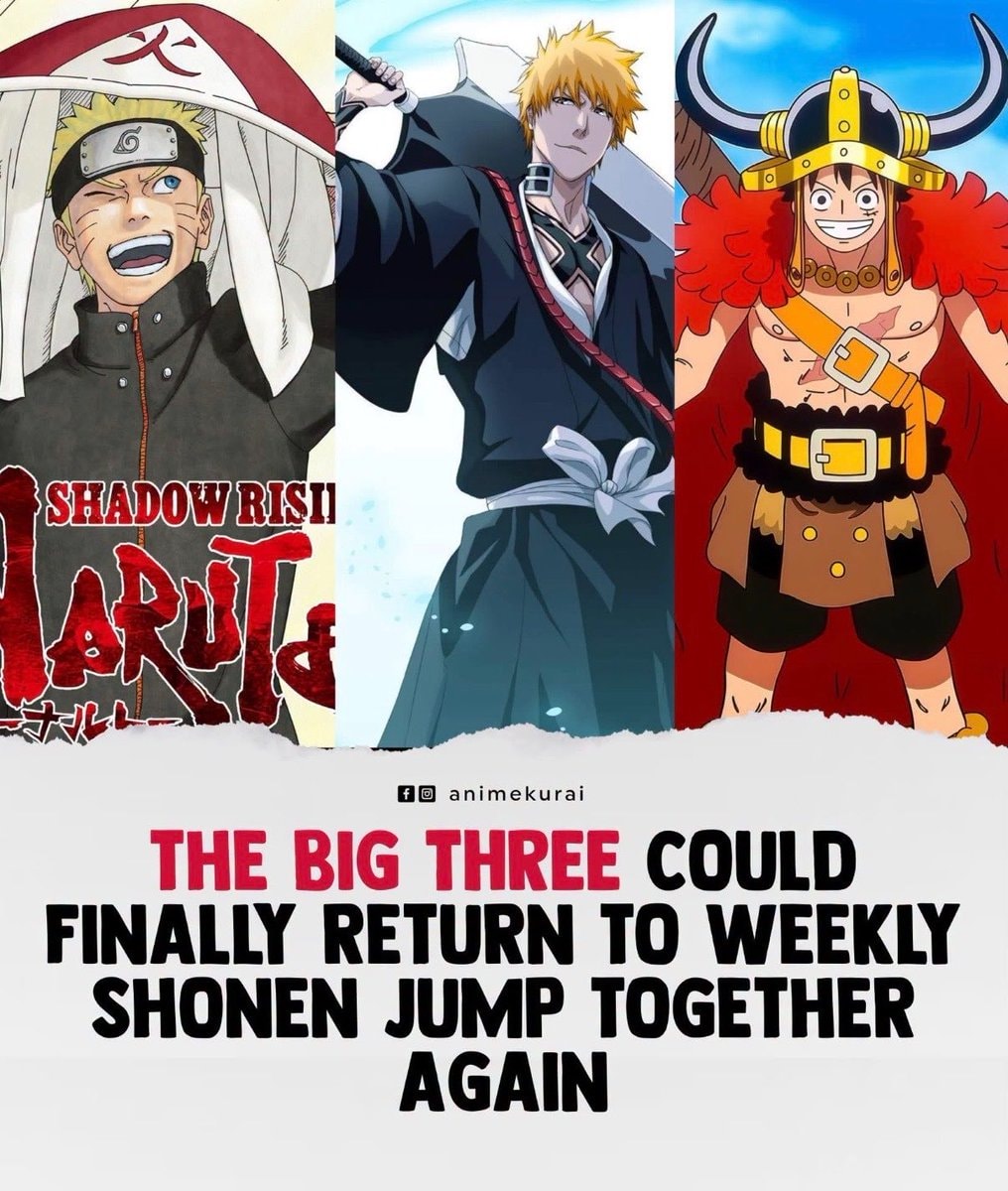 Big Three anime characters