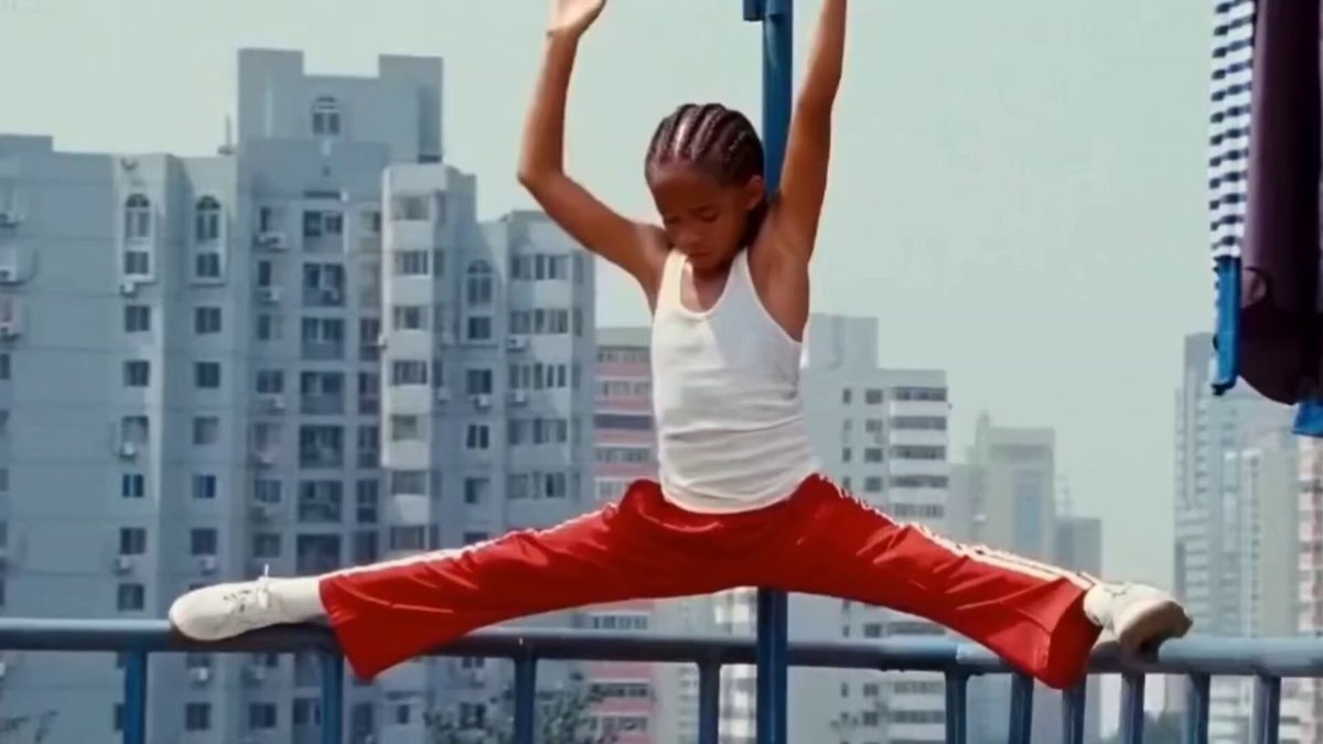 Jaden Smith Karate Kid split