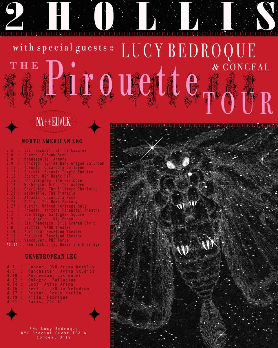 2hollis The Pirouette Tour 2027