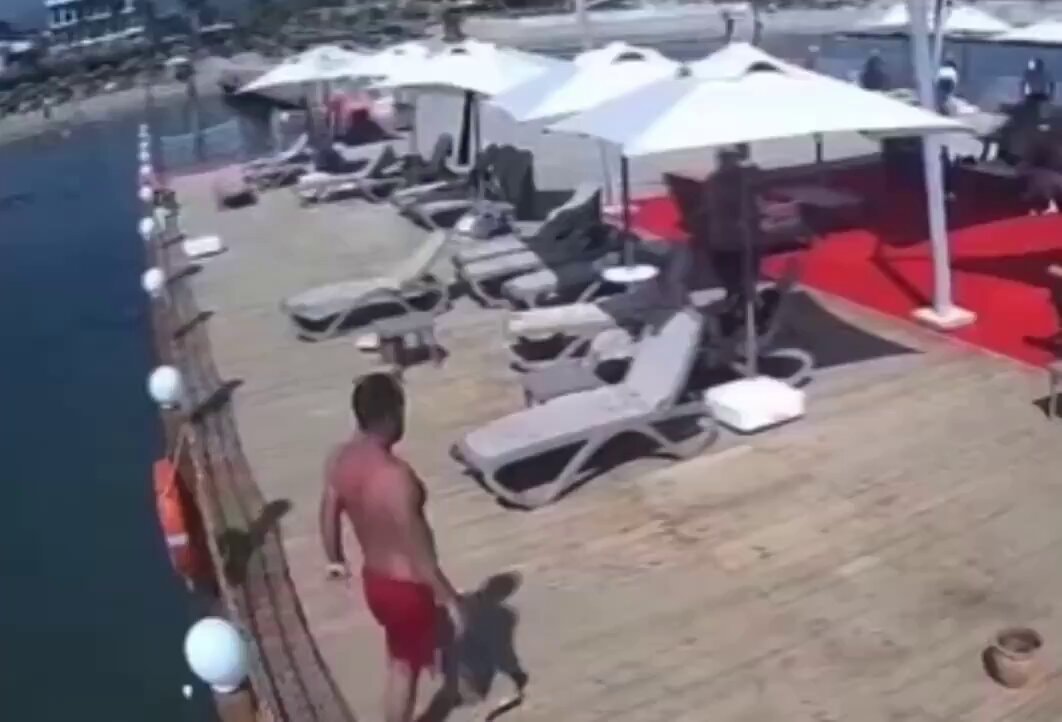 Arif Erman Turkey pier accident