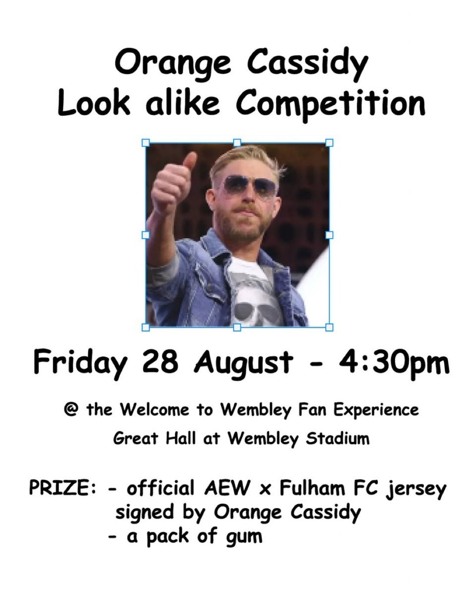 Orange Cassidy Lookalike Competition Orange Cassidy Lookalike Competition