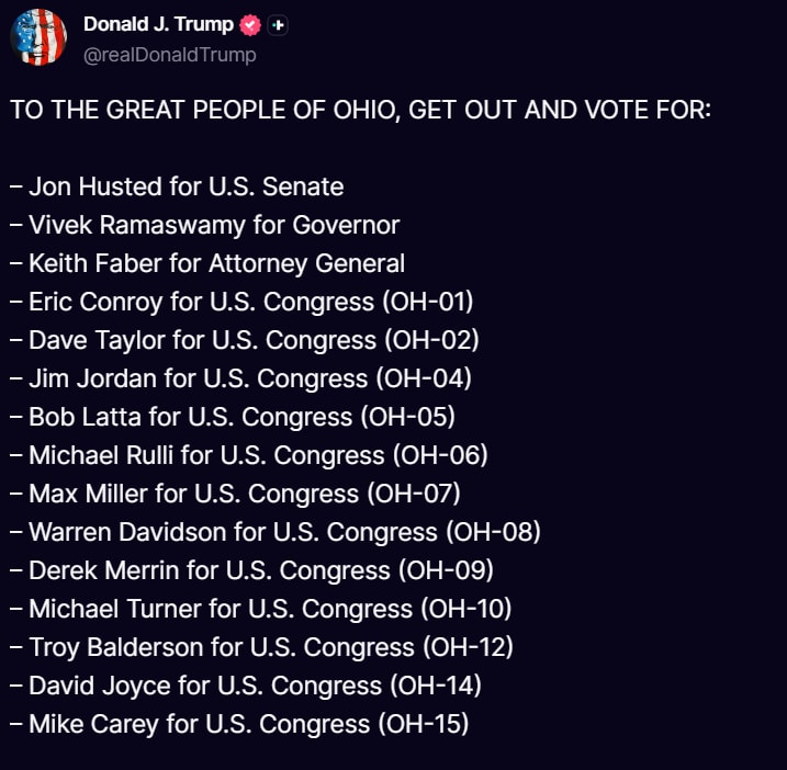 Trump 2026 Midterm Endorsements Texas Nevada Iowa Ohio (photo 4 of 4)