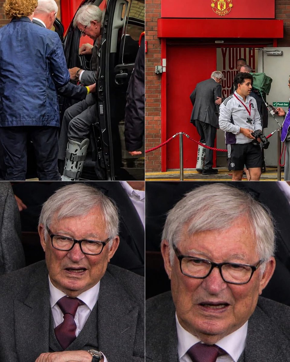 Sir Alex Ferguson at Old Trafford