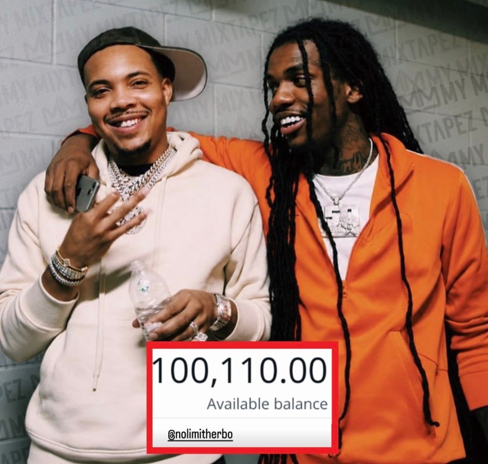 G Herbo NoLimit Drench gift