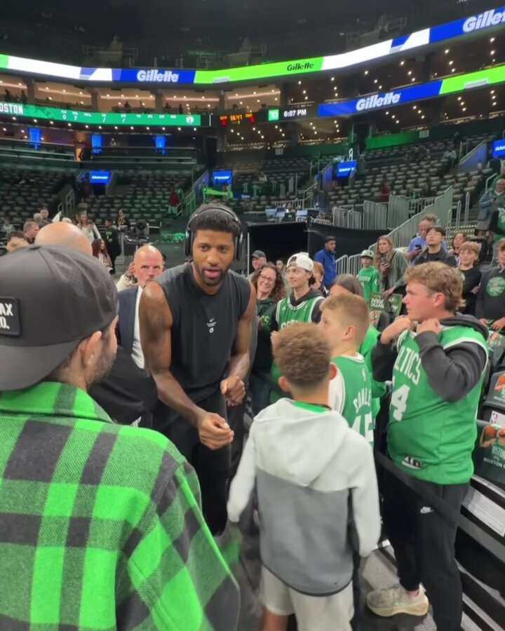 Paul George before Celtics-Knicks