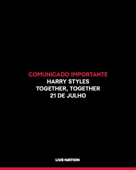 Harry Styles São Paulo cancelled (photo 2 of 2)