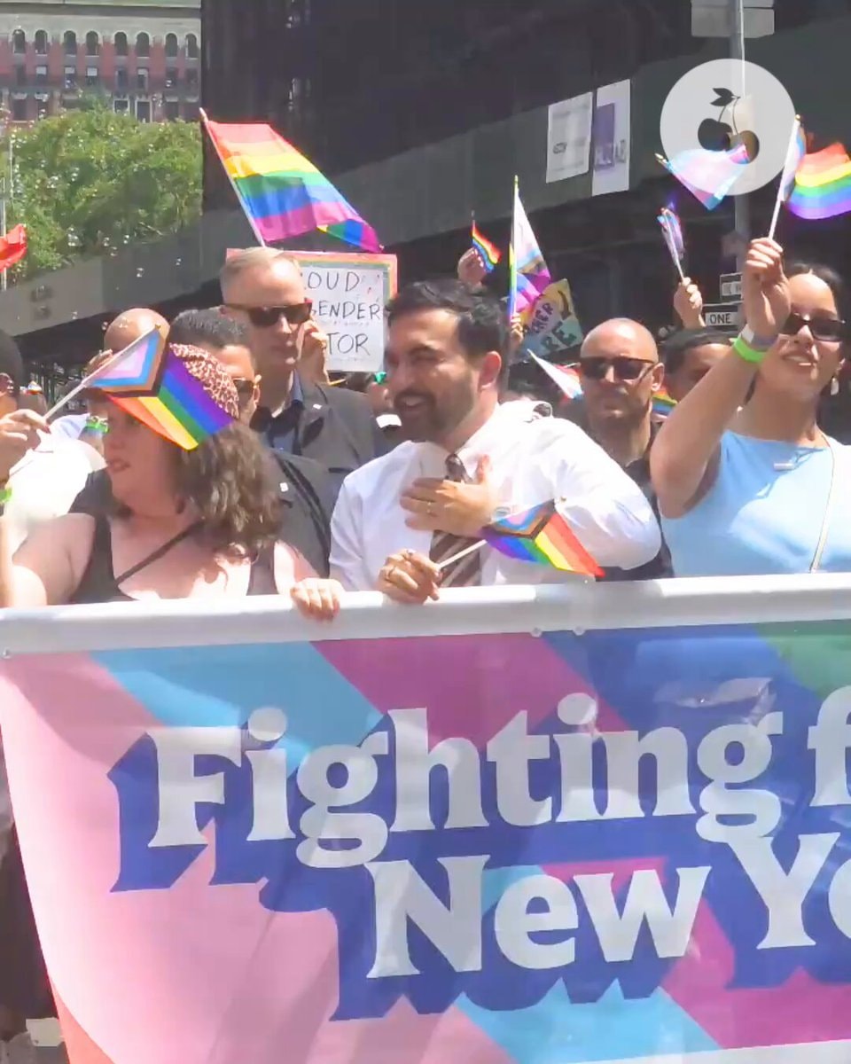 Zohran Mamdani NYC Pride march