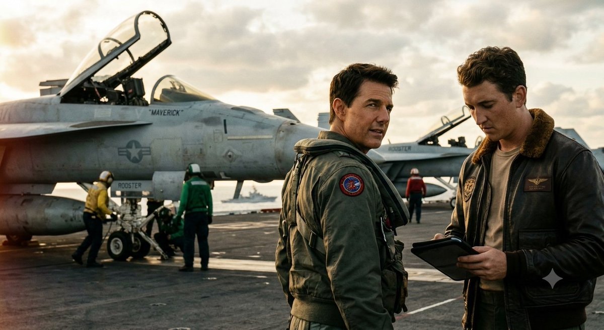Top Gun Maverick Tom Cruise Miles Teller