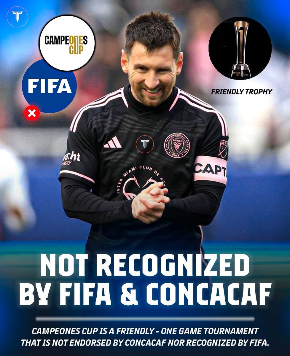 Lionel Messi Campeones Cup unofficial