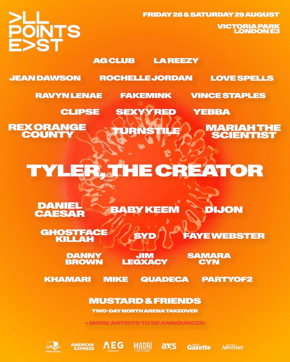 Tyler The Creator All Points East