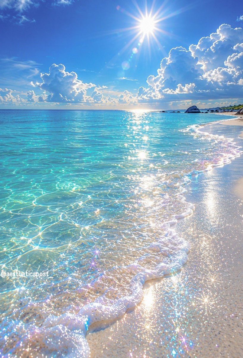 Serene Beach Scene Serene Beach Scene