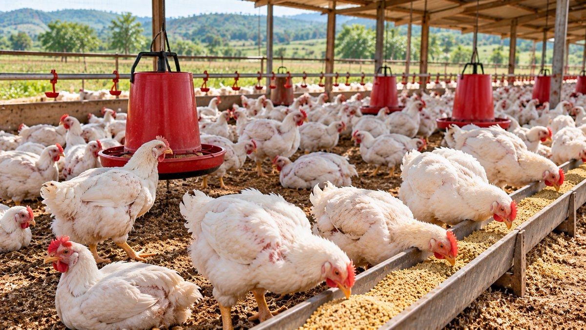 Chicken meat production by country 2024