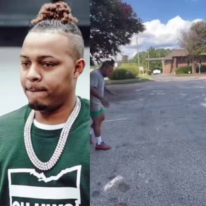 Bow Wow 40-yard dash attempt