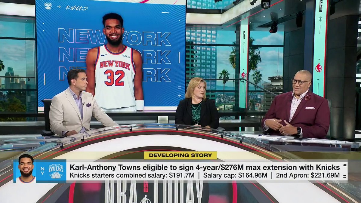 Marc J. Spears on Karl-Anthony Towns and the Knicks Marc J. Spears on Karl-Anthony Towns and the Knicks