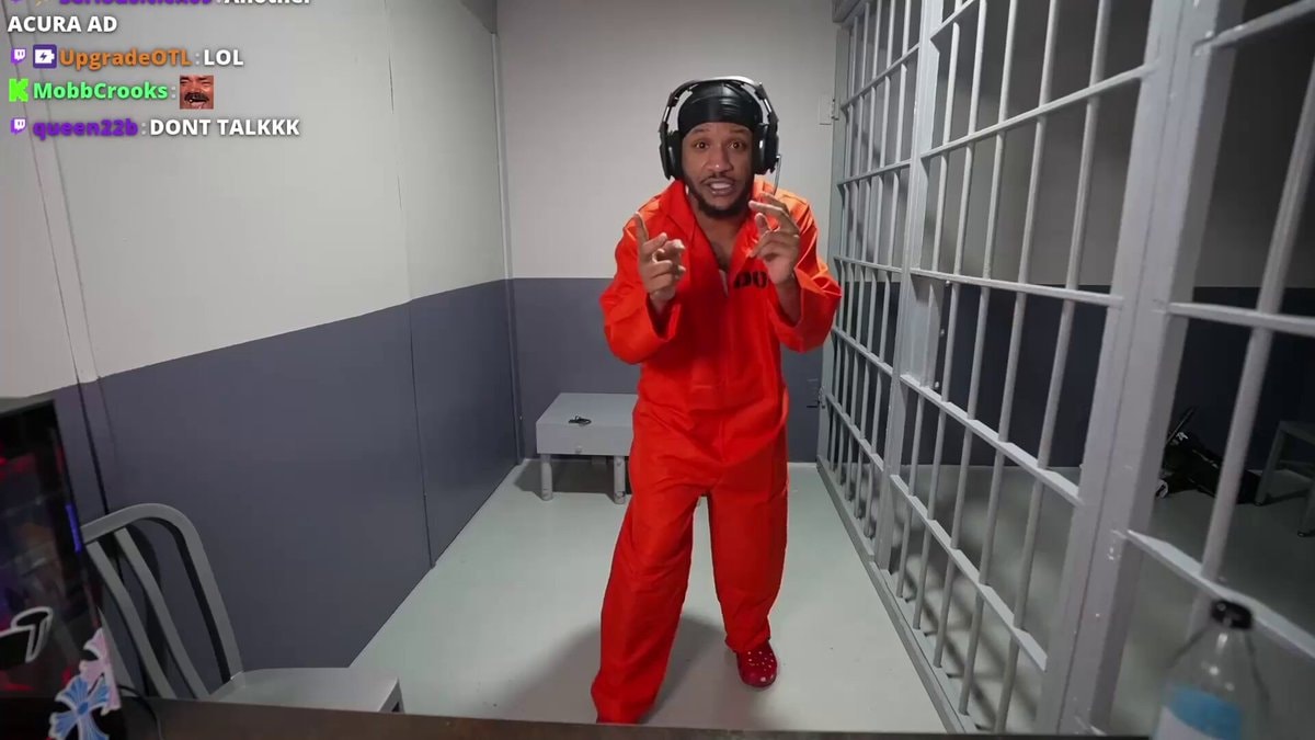 BenDaDonnn jail cell moment