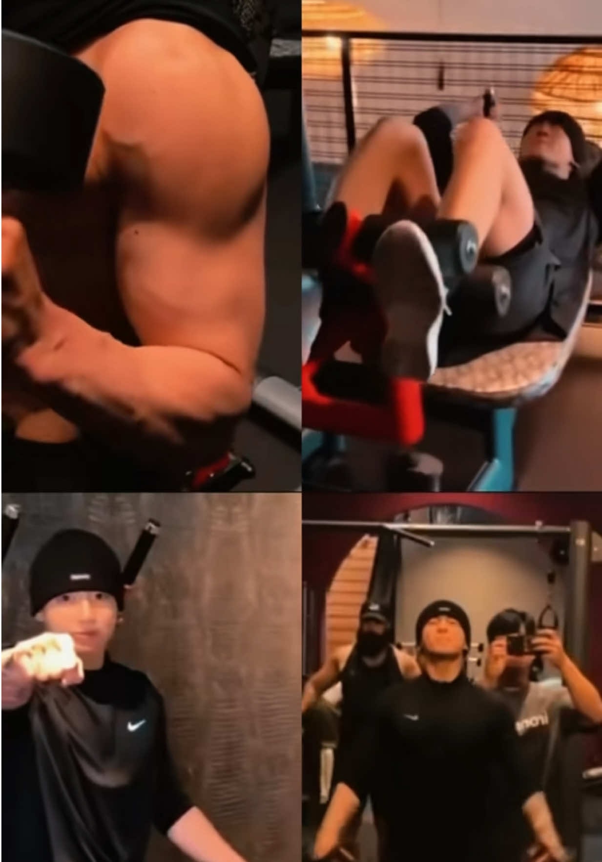 Jungkook gym throwback