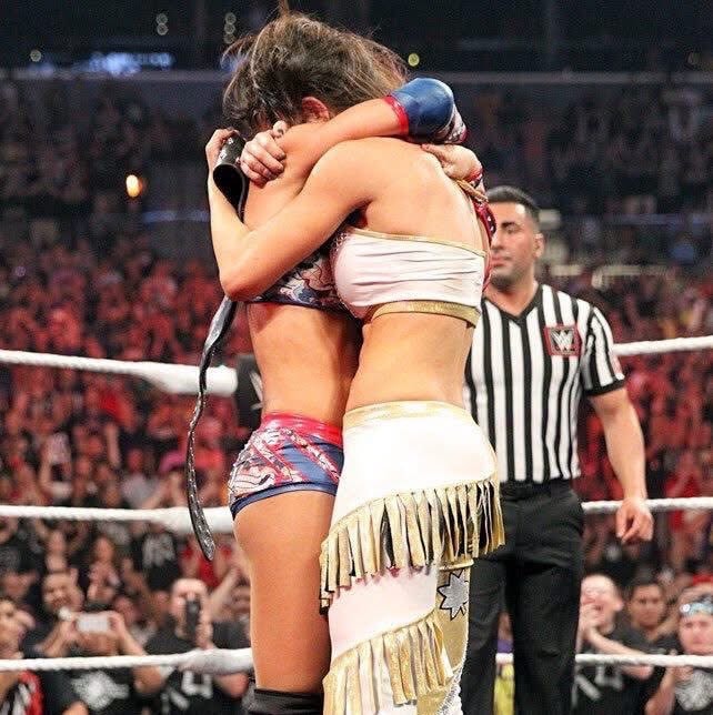 Mercedes Mone Bayley Brooklyn match anniversary (photo 2 of 2)