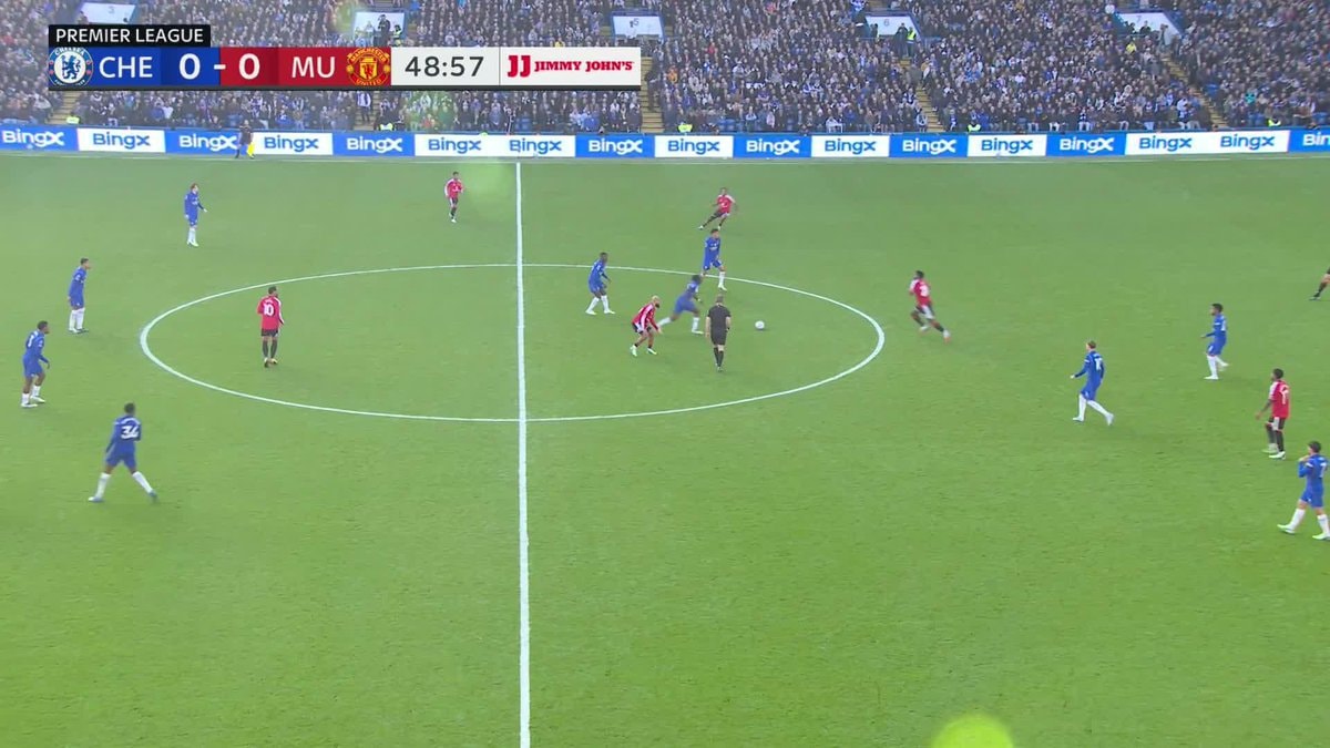 Morgan Rogers Chelsea goal vs Manchester United