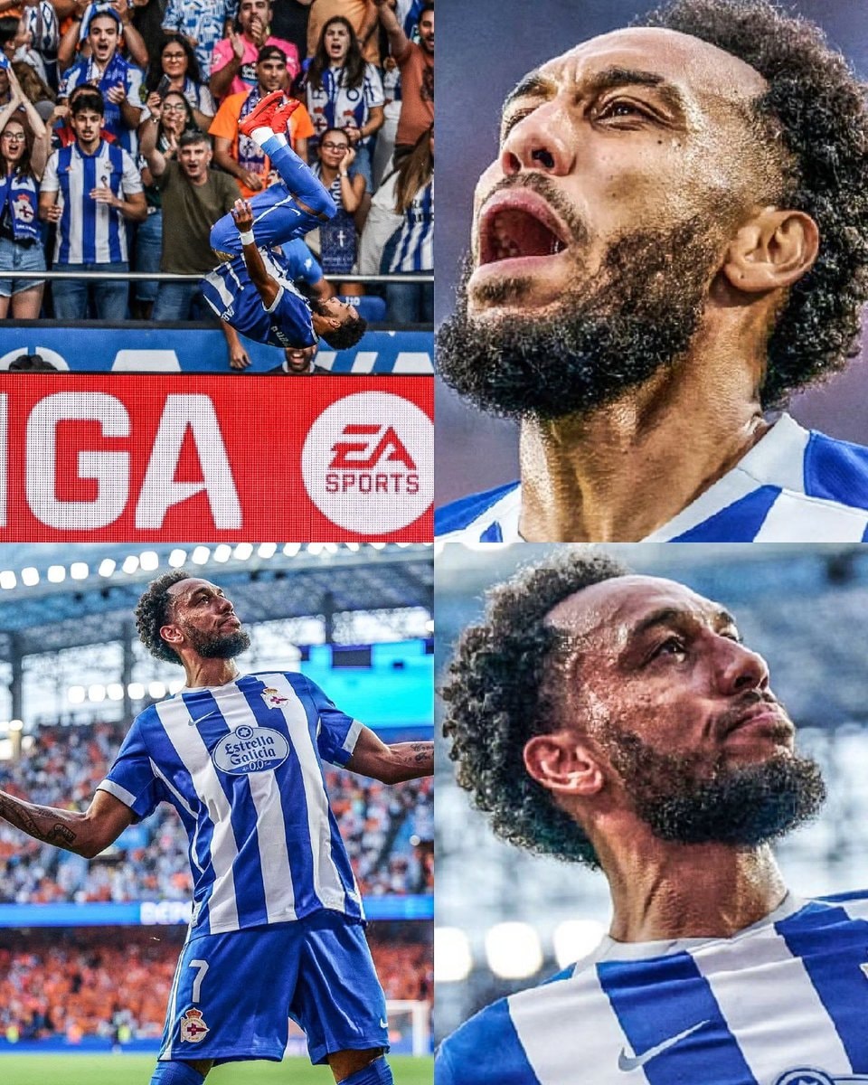 Aubameyang emotional debut goal