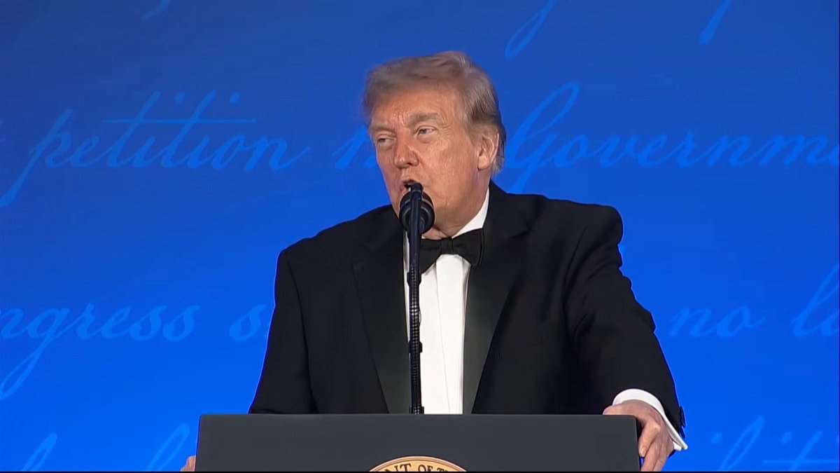 Trump on Schumer Palestinian outfit