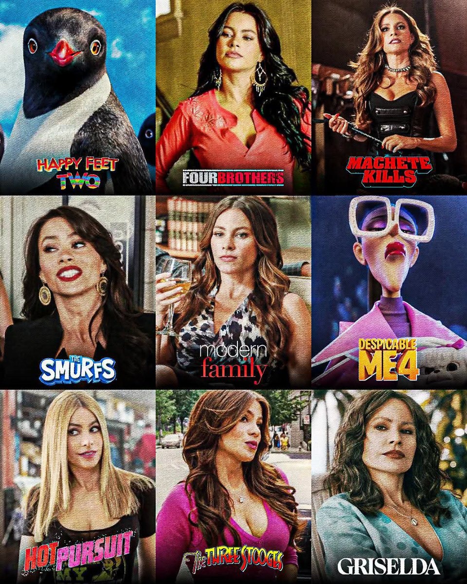 Sofía Vergara birthday collage