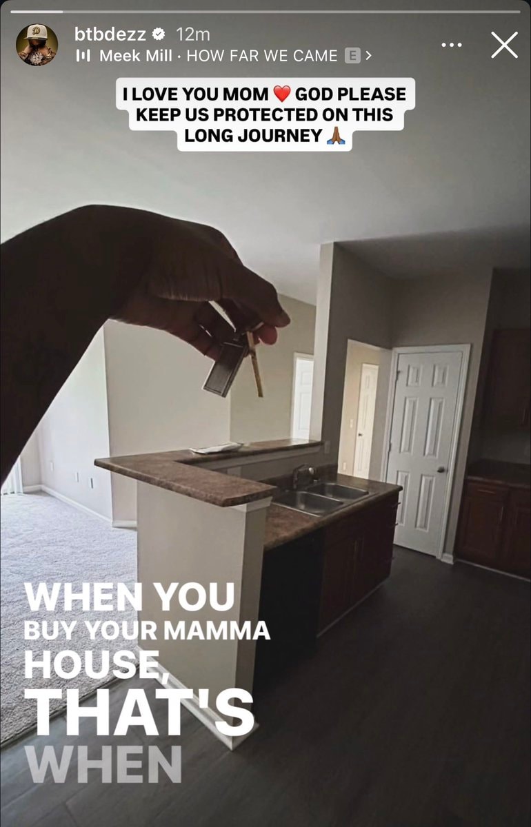 DEZZ buys his mom a house