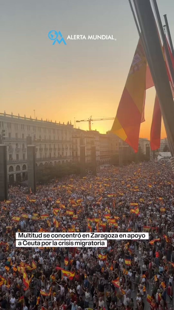 Zaragoza rally for Ceuta