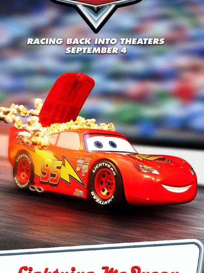Lightning McQueen popcorn bucket (photo 1 of 2)