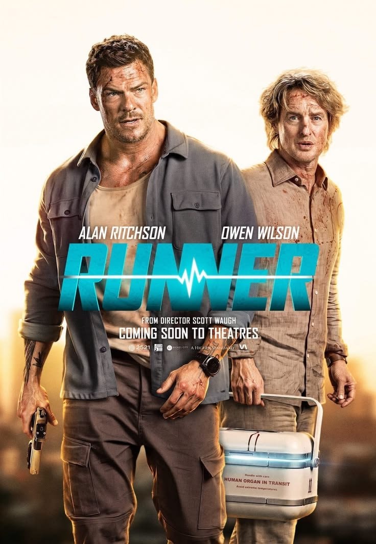 Alan Ritchson Owen Wilson movie poster (photo 1 of 2)