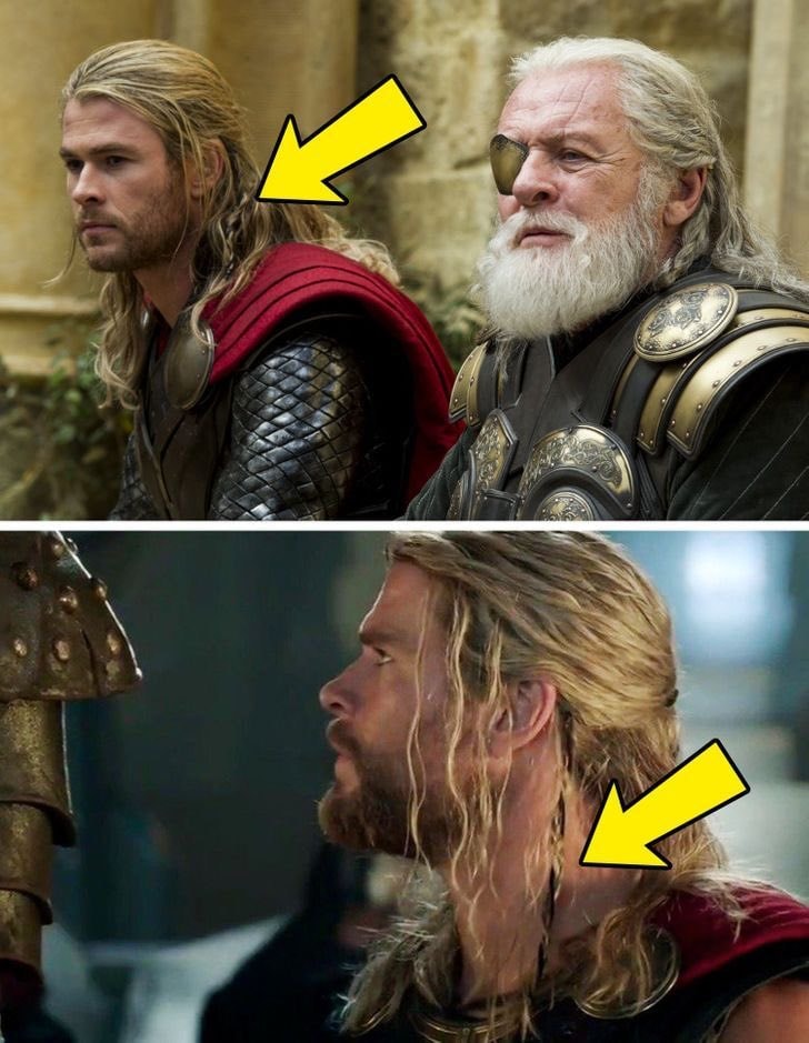 Thor hair evolution Thor hair evolution