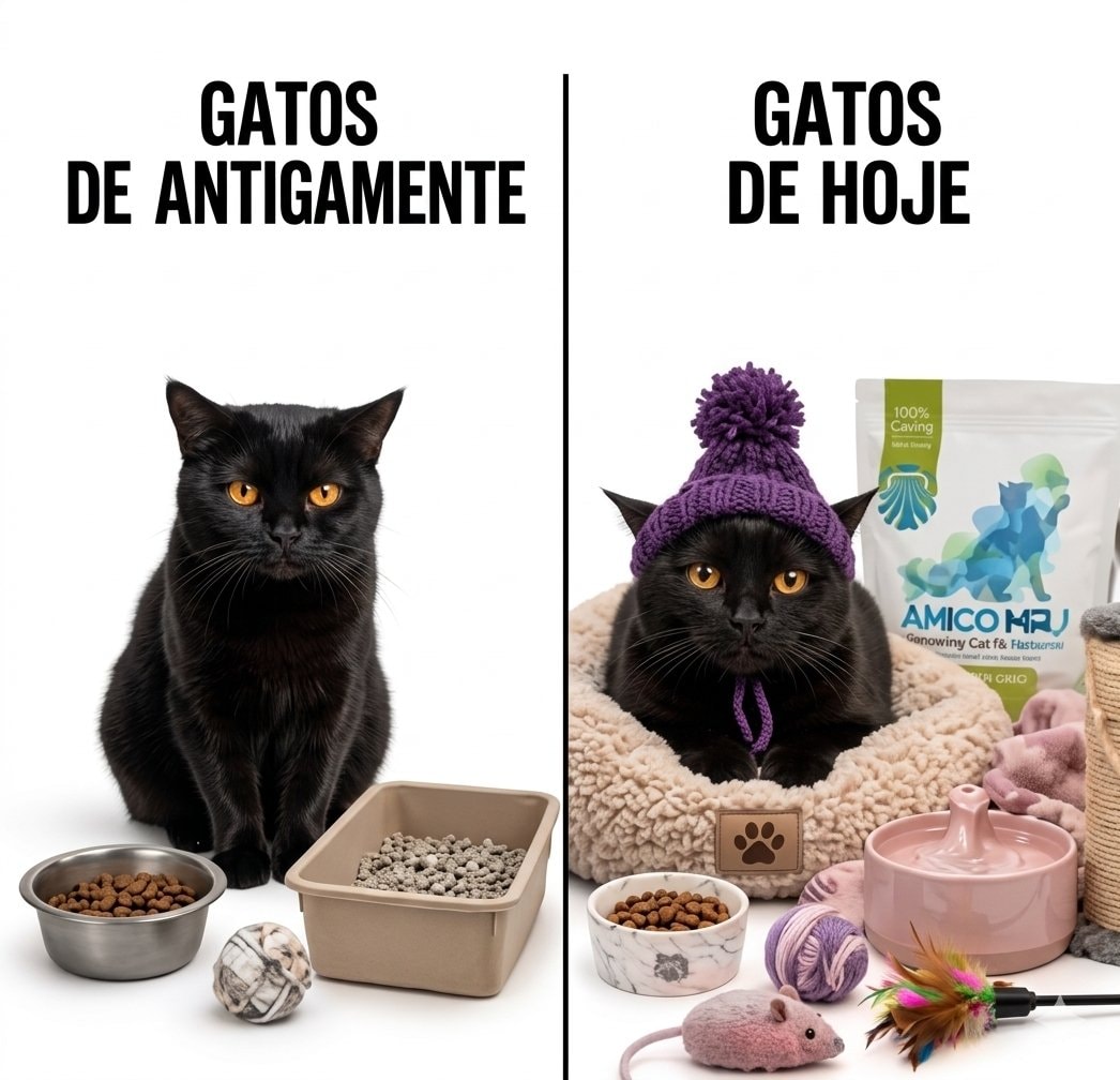 cats of the past vs today