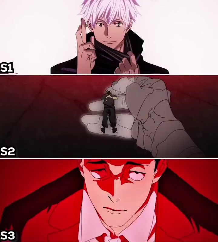 Domain expansions Jujutsu Kaisen S1 S2 S3