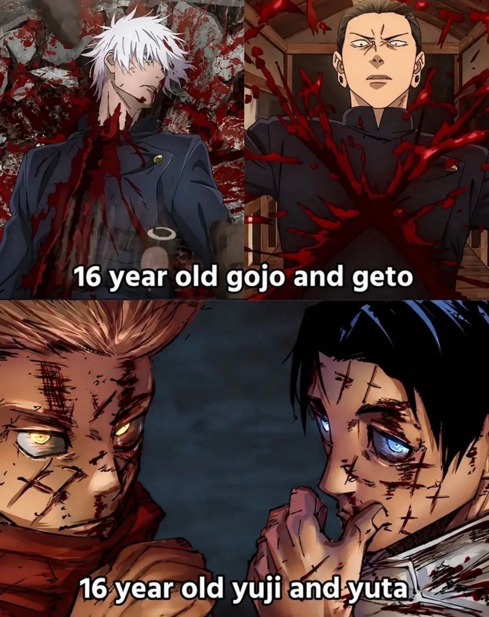 Gojo Geto Yuji Yuta GOATS