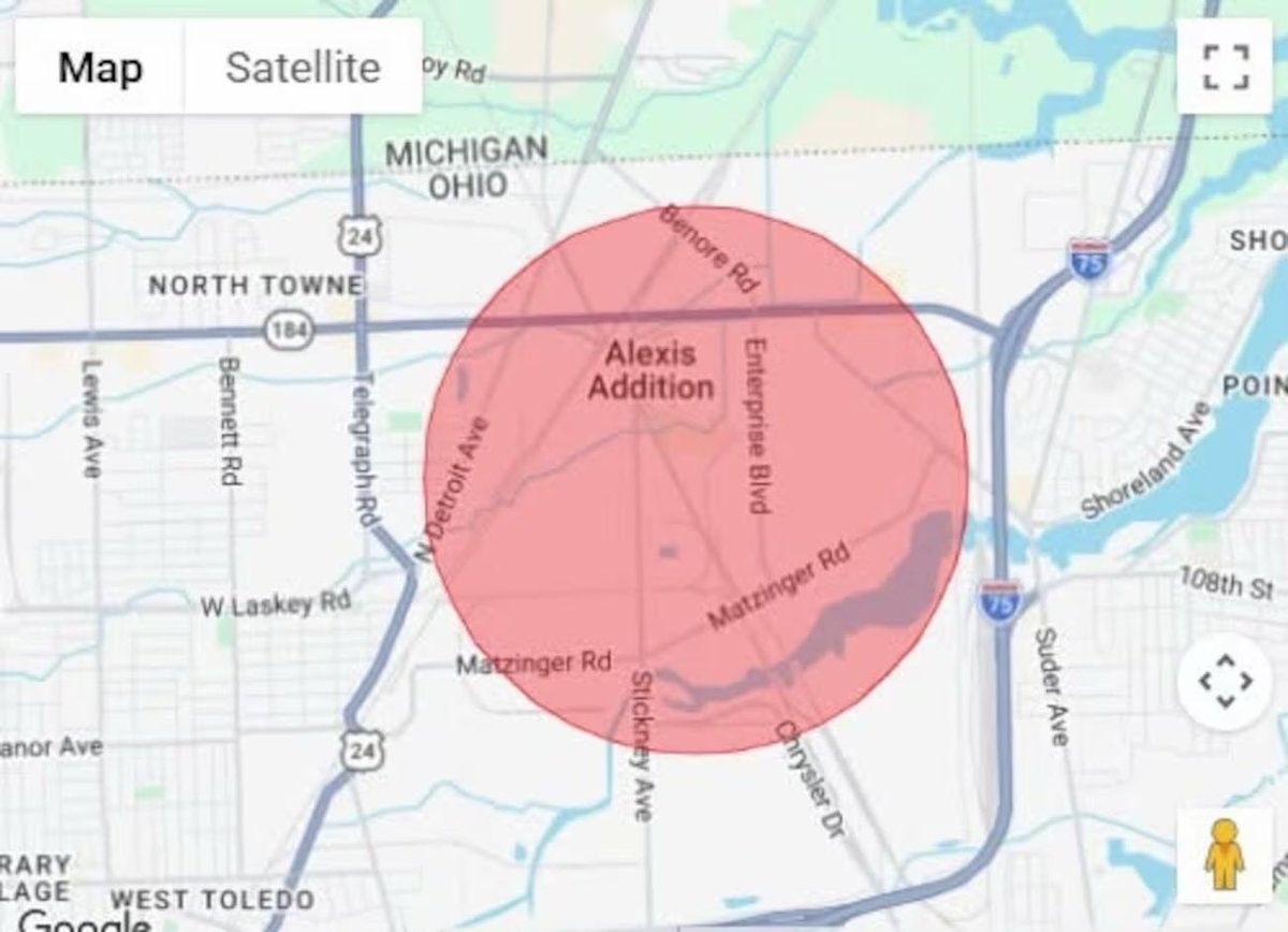 Toledo Ohio chemical leak (photo 2 of 2)