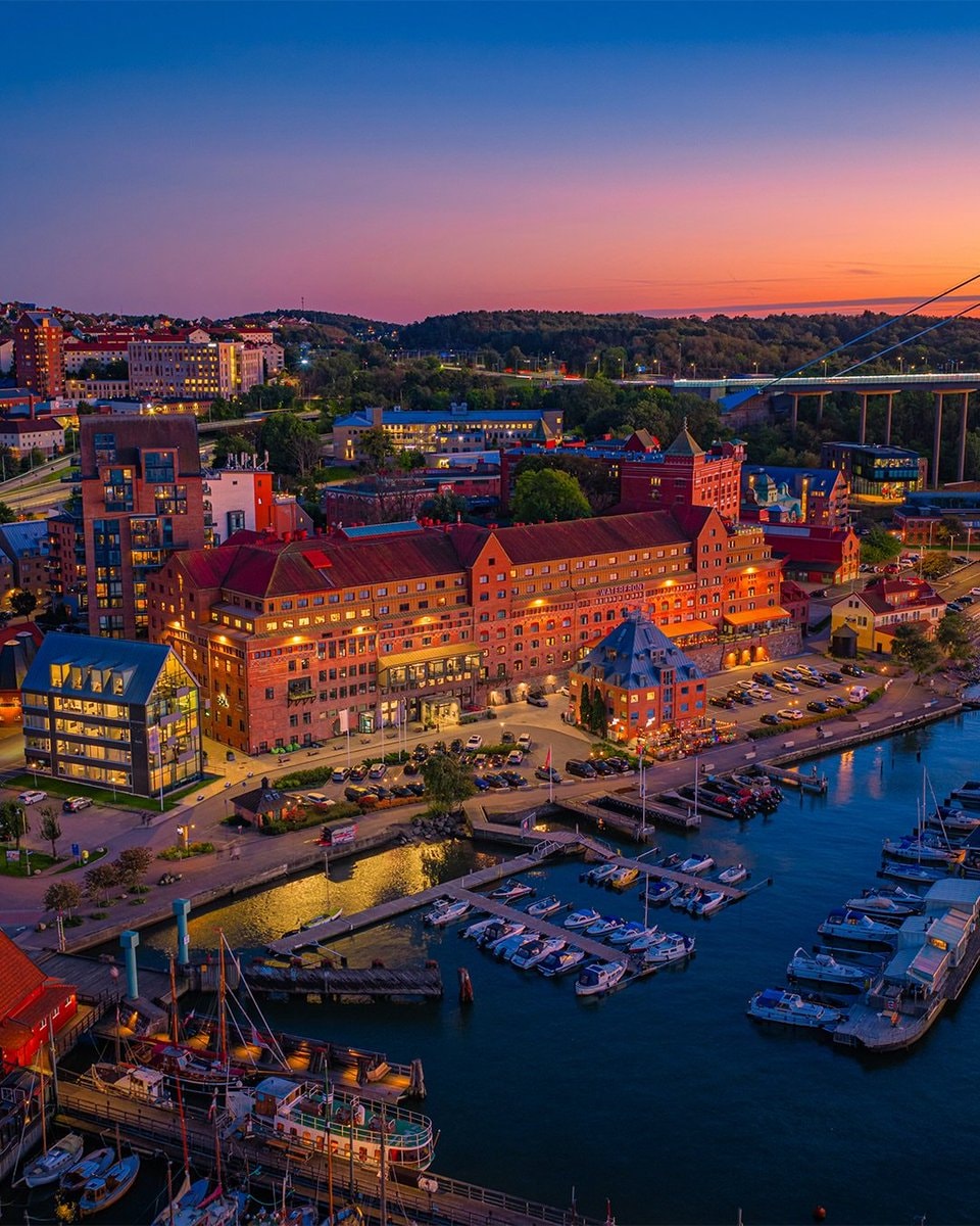 Gothenburg Sweden cityscape at dusk