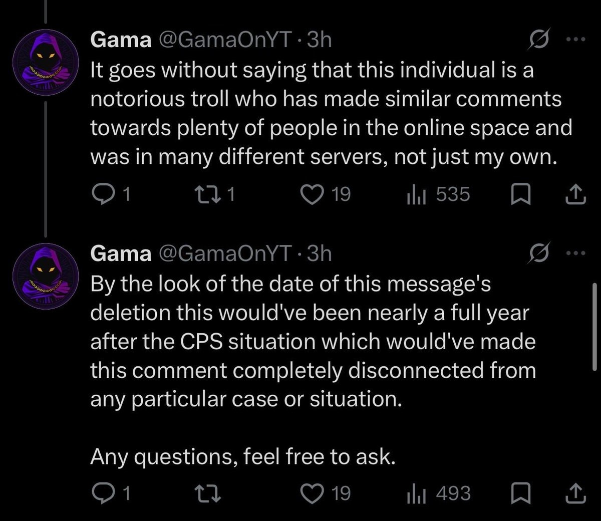 Gama responds to Ethan Klein Discord message (photo 2 of 3)