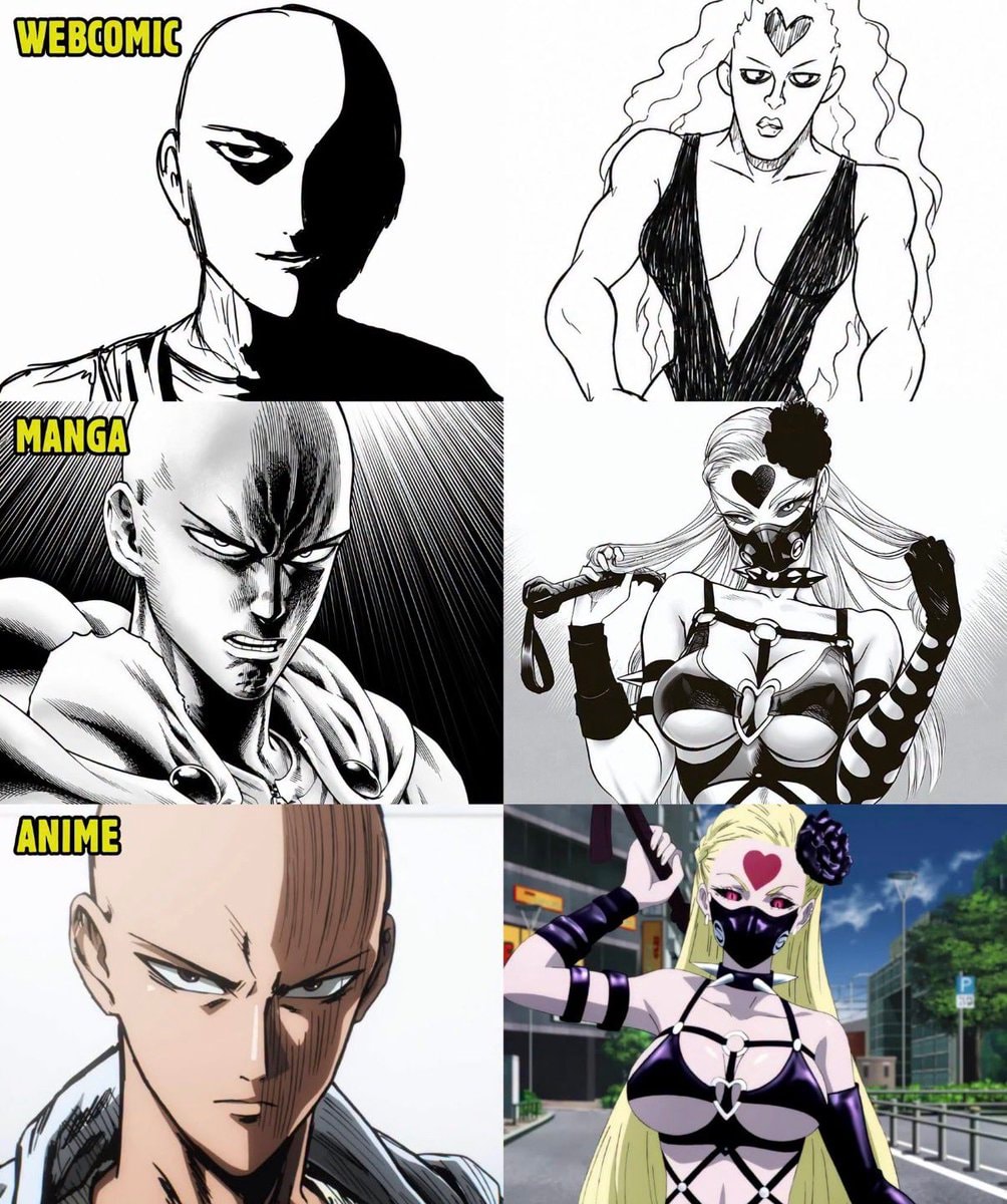 One-Punch Man art styles