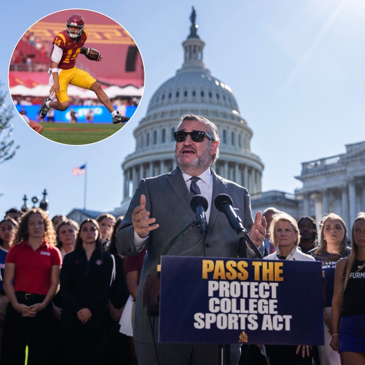 U.S. Senate college athlete bill