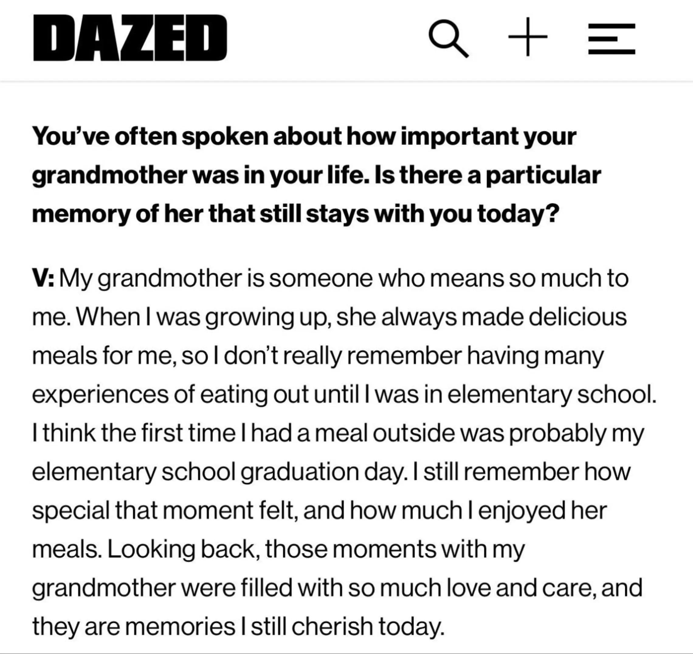 Jungkook grandmother memory (photo 2 of 2)